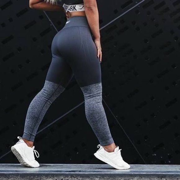 Gymshark Pants - Gymshark Two Toned Seamless Leggings NWT